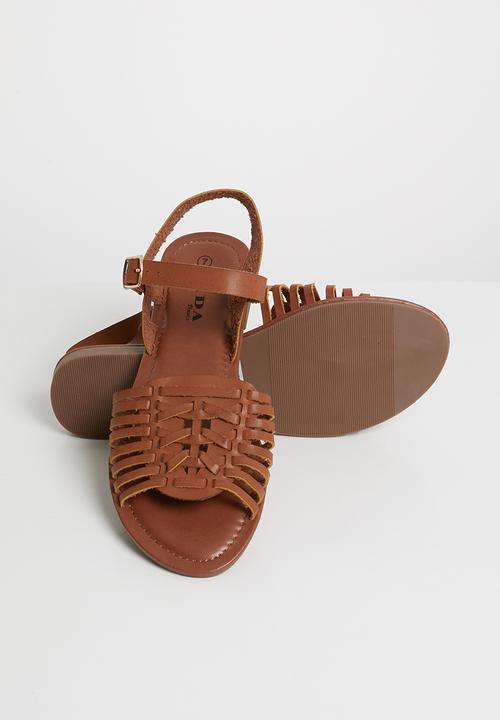 Jada - Woven sandal - tan