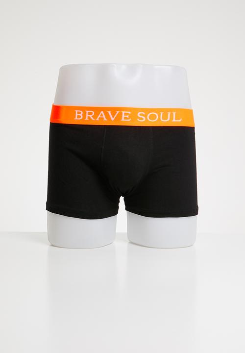 Brave Soul - Jay boxers 3 pack - black