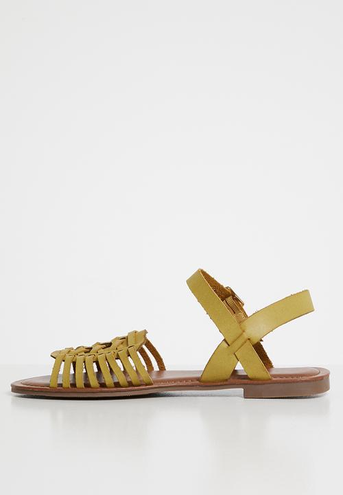 Jada - Woven sandal - yellow
