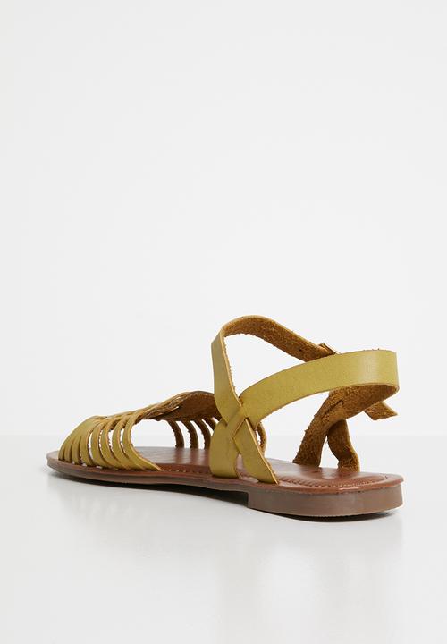 Jada - Woven sandal - yellow