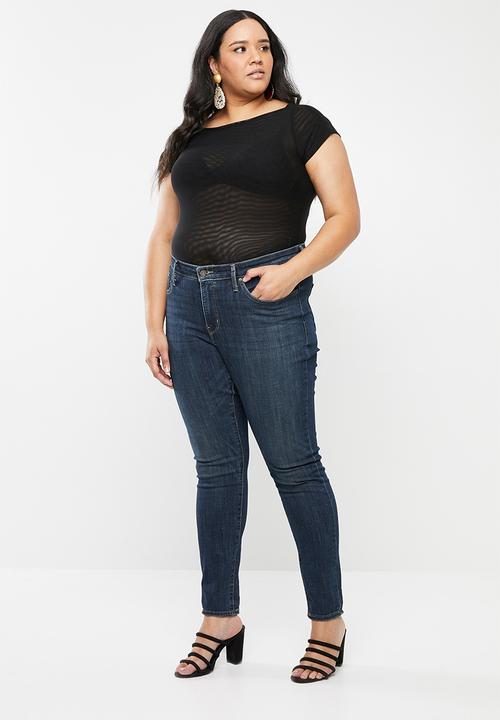 Leigh Schubert - Kitty cap sleeve mesh bodysuit - black