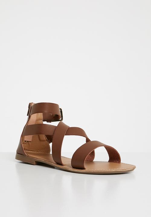 STYLE REPUBLIC - Gladiator sandal - brown