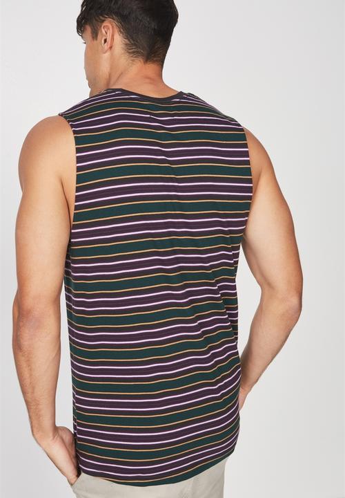Cotton On - Tbar tank - pineneedle green