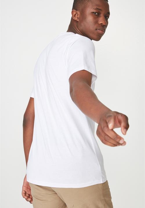 Cotton On - Tbar short sleeve tee 2 - white
