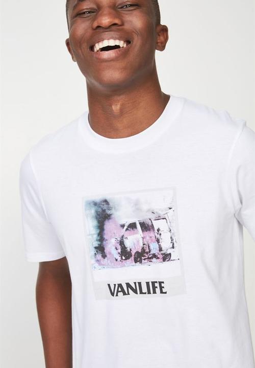 Cotton On - Tbar short sleeve tee 2 - white