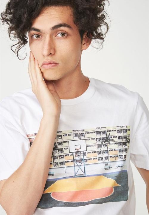 Cotton On - Tbar short sleeve tee 2 - white 