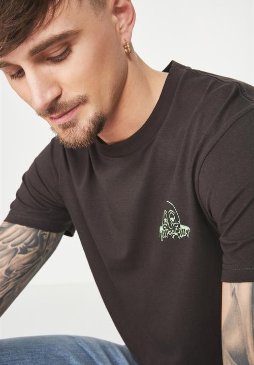 Cotton On - Tbar short sleeve tee 2 - washed black