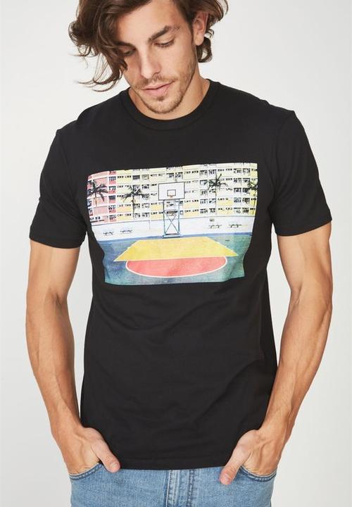 Cotton On - Tbar short sleeve tee 2 - black