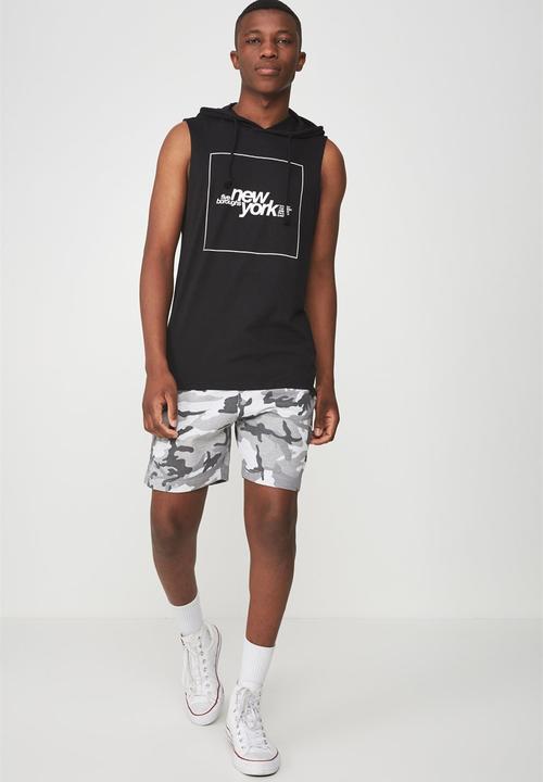 Cotton On - Hustle muscle tank -black
