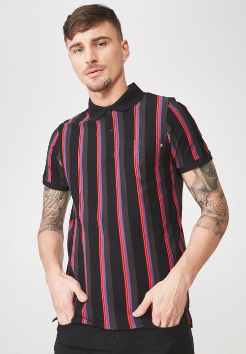 Cotton On - Icon short sleeve polo - multi