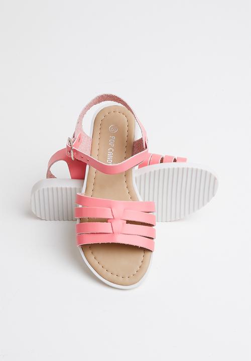 Pop Candy - Buckle detail sandal - pink