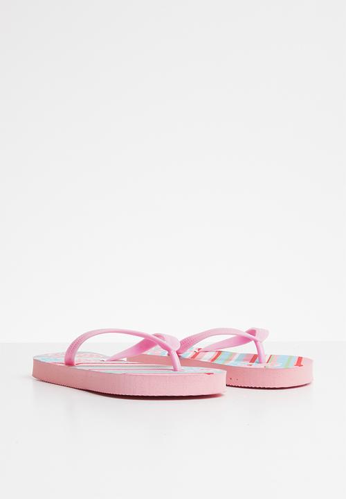 Pop Candy - Printed flip flops - pink