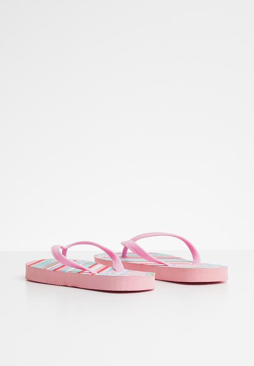 Pop Candy - Printed flip flops - pink