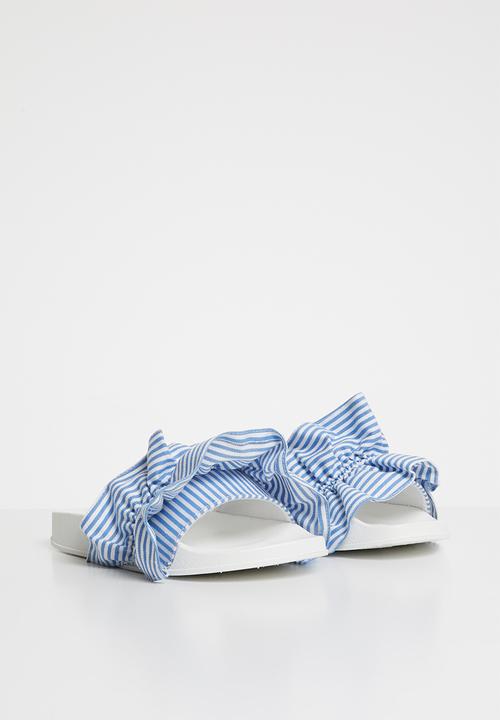 Cotton On - Pool slide - white & blue 