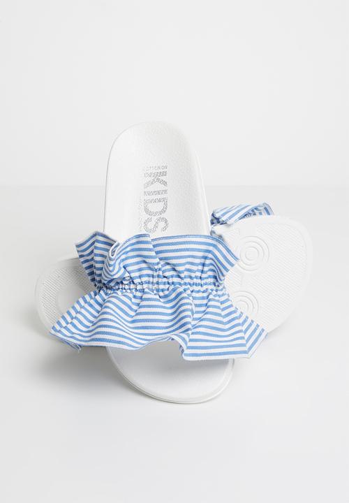 Cotton On - Pool slide - white & blue 