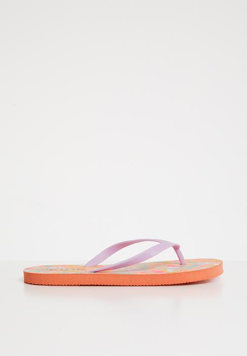 Cotton On - Printed flip flop - orange 