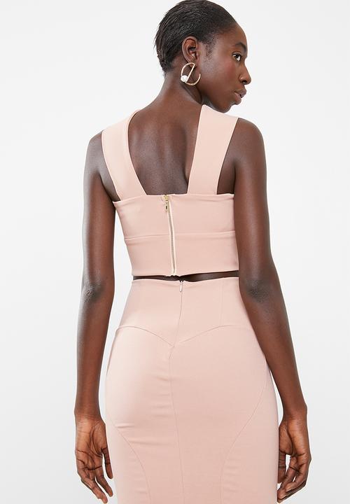 SISSY BOY - Boity twist crop top - pink