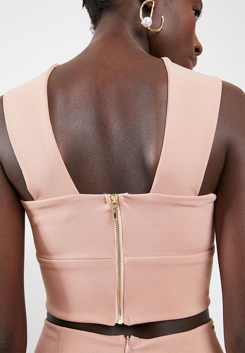 SISSY BOY - Boity twist crop top - pink