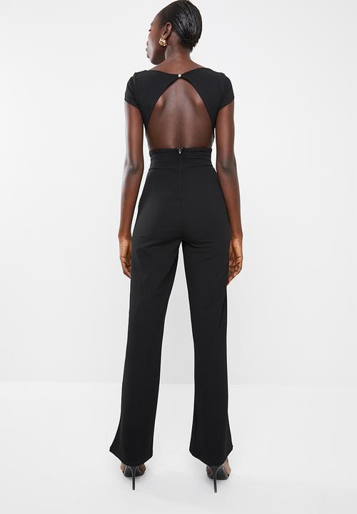 SISSY BOY - Boity open back jumpsuit - black