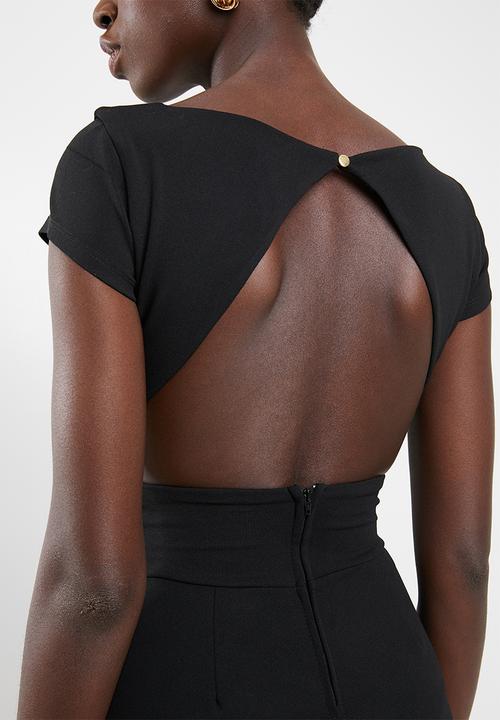 SISSY BOY - Boity open back jumpsuit - black