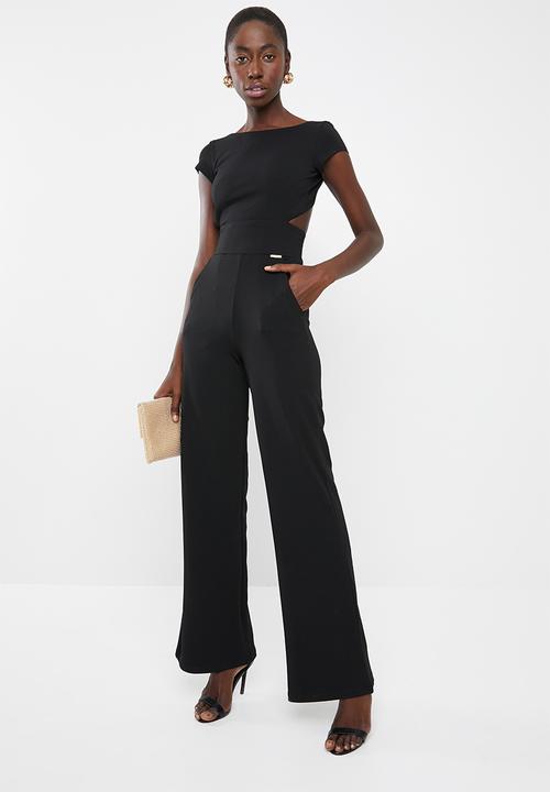 SISSY BOY - Boity open back jumpsuit - black