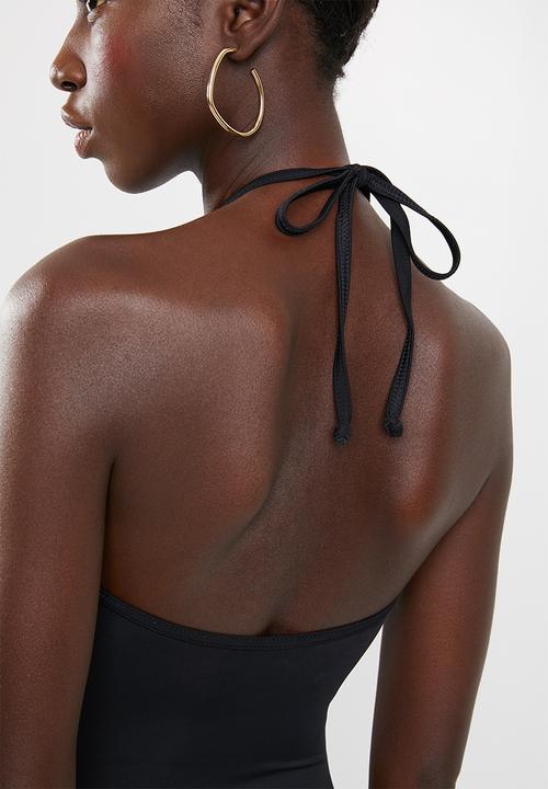 Sun Love - Sporty slash one piece - black