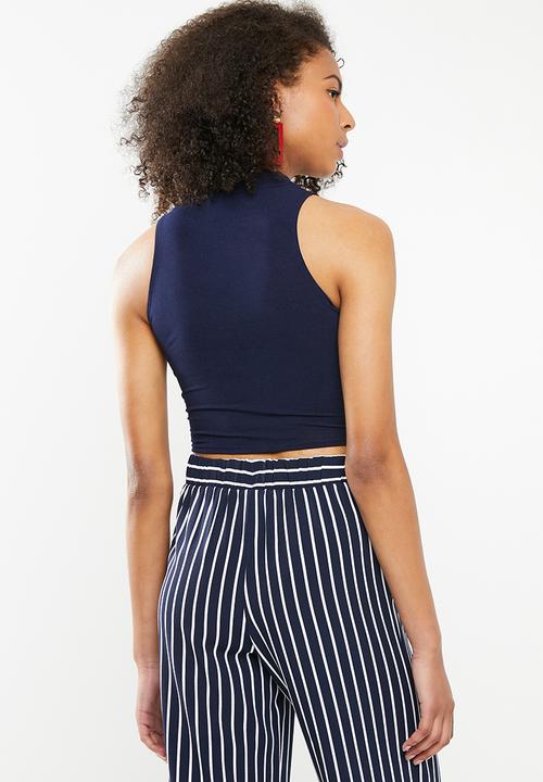 SISSY BOY - Canary twist top - navy