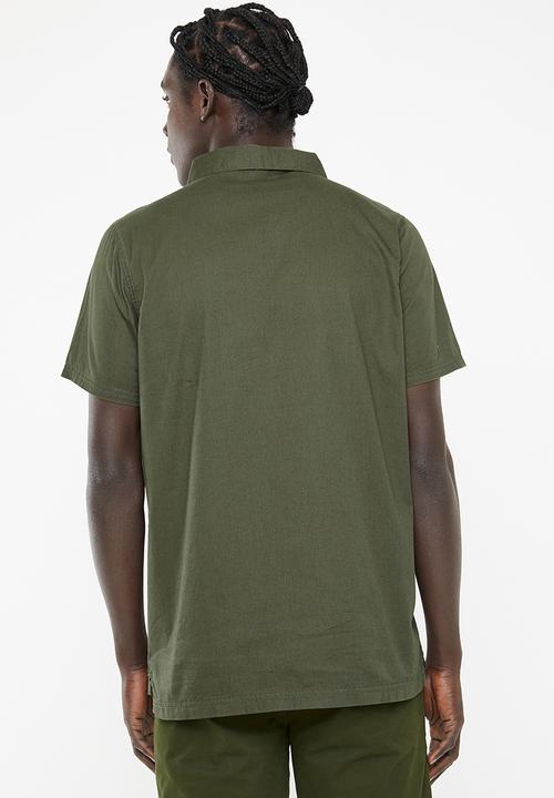PROCESS BLACK - Hyper short sleeve shirt - khaki