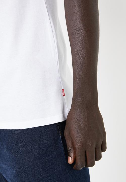 Levi’s® - Baseball short sleeve  tee- white & red