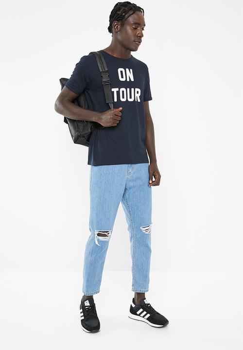 Brave Soul - Tour short sleeve tee - navy