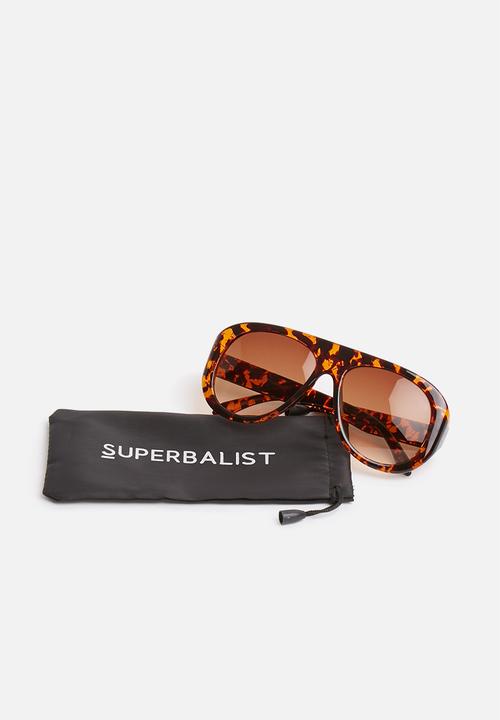 Superbalist - Hugh aviator sunglasses - brown 