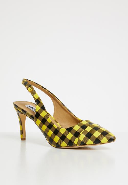 Madison® - Adrianna slingback courts - yellow gingham