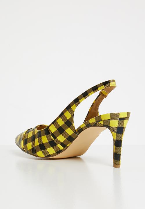 Madison® - Adrianna slingback courts - yellow gingham