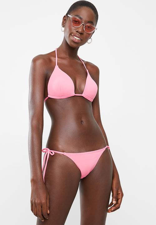 Sun Love - Side tie bikini bottoms - pink