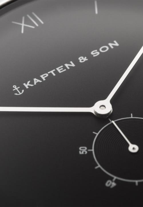Kapten & Son - Heritage mesh - silver & black