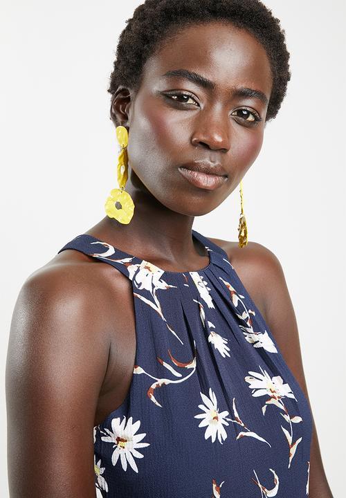 Revenge - Halter dress - navy