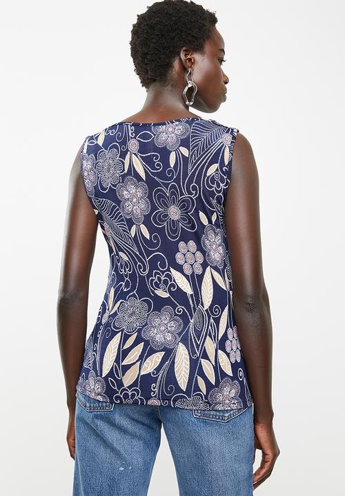 Revenge - Sleeveless top - navy
