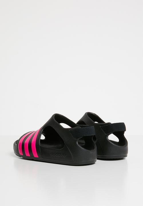 adidas Performance - Adilette play - black & pink