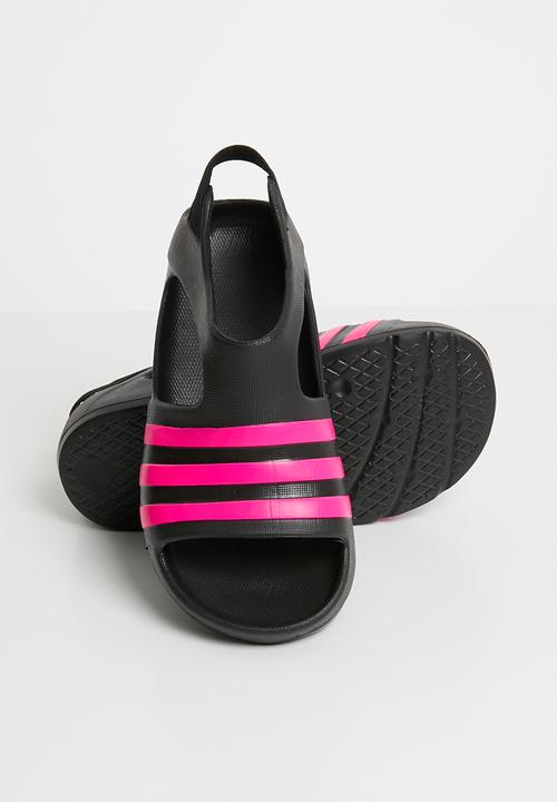 adidas Performance - Adilette play - black & pink