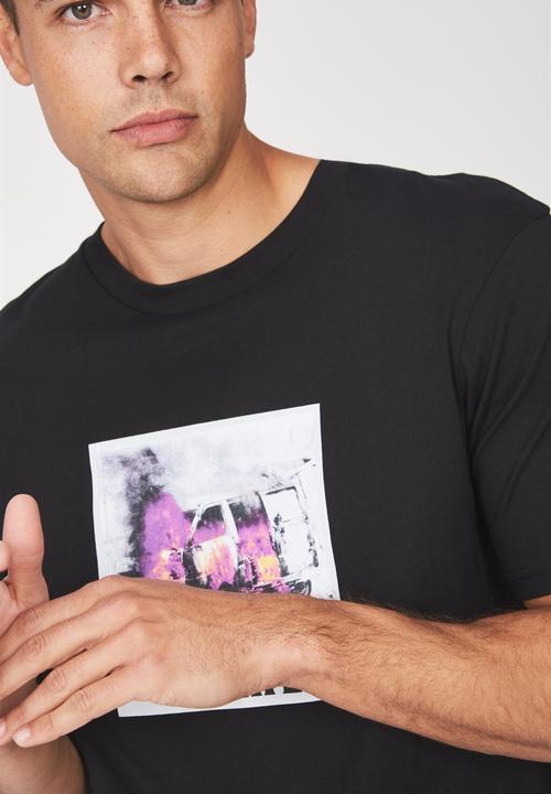 Cotton On - Tbar short sleeve tee 2 - black 