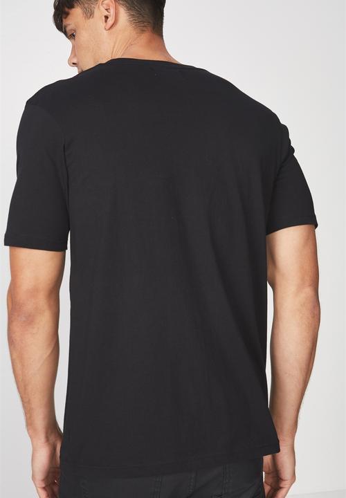 Cotton On - Tbar short sleeve tee 2 - black 