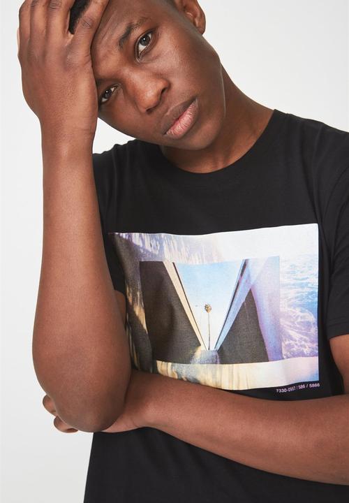 Cotton On - Tbar short sleeve tee 2 - black