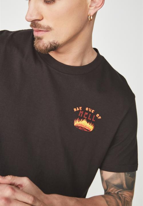 Cotton On - Tbar short sleeve tee 2 - black