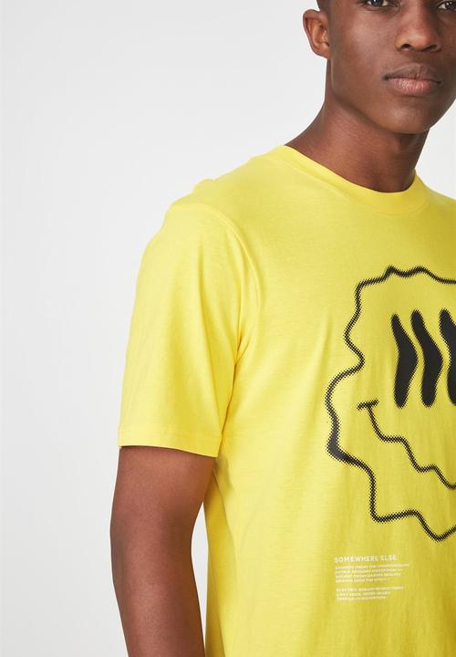 Cotton On - Tbar short sleeve tee 2 - yellow