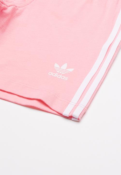 adidas Originals - I short tee set - pink & white