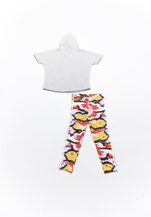 adidas Originals - I cloud hood & legging set- multi