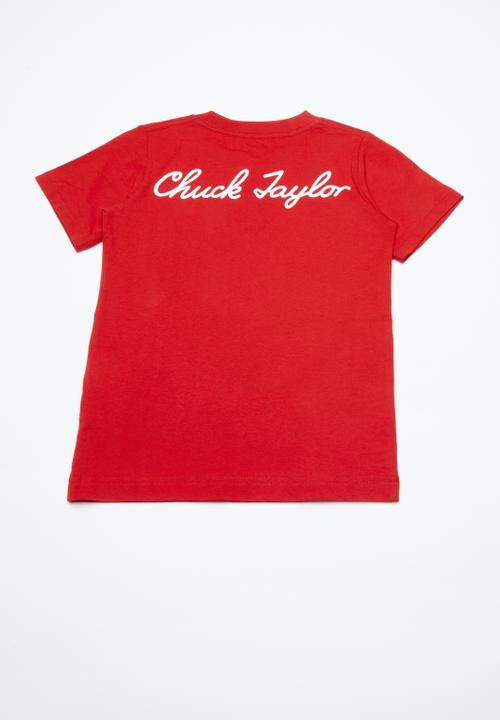 Converse - Script short sleeve tee - red
