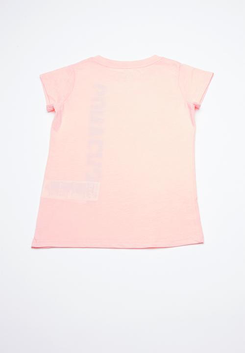Converse - Vertical split tee - pink 