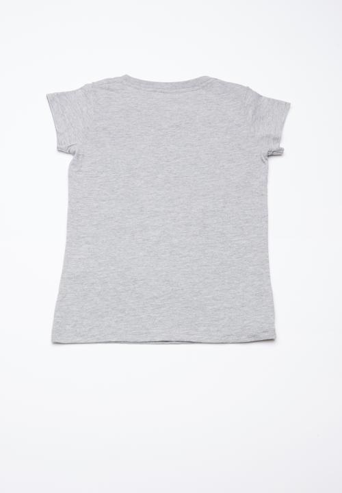 Converse - Vertical split tee - grey