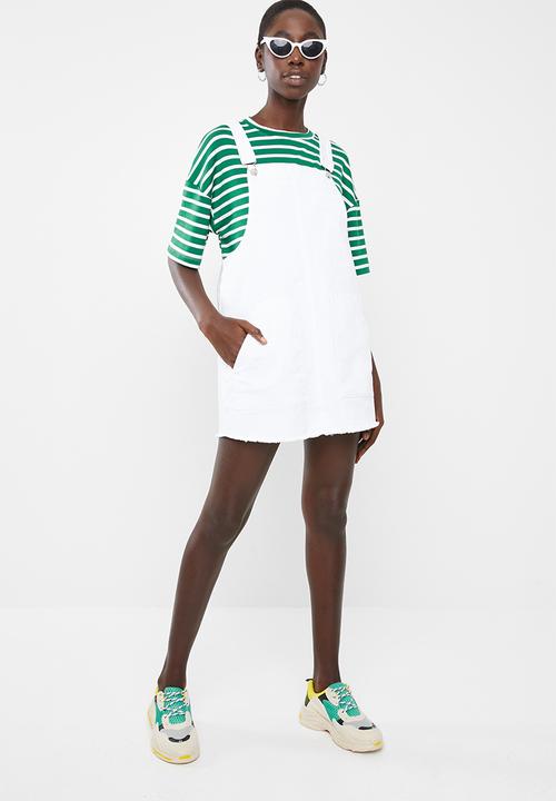 Superbalist - Boxy tee - green & white